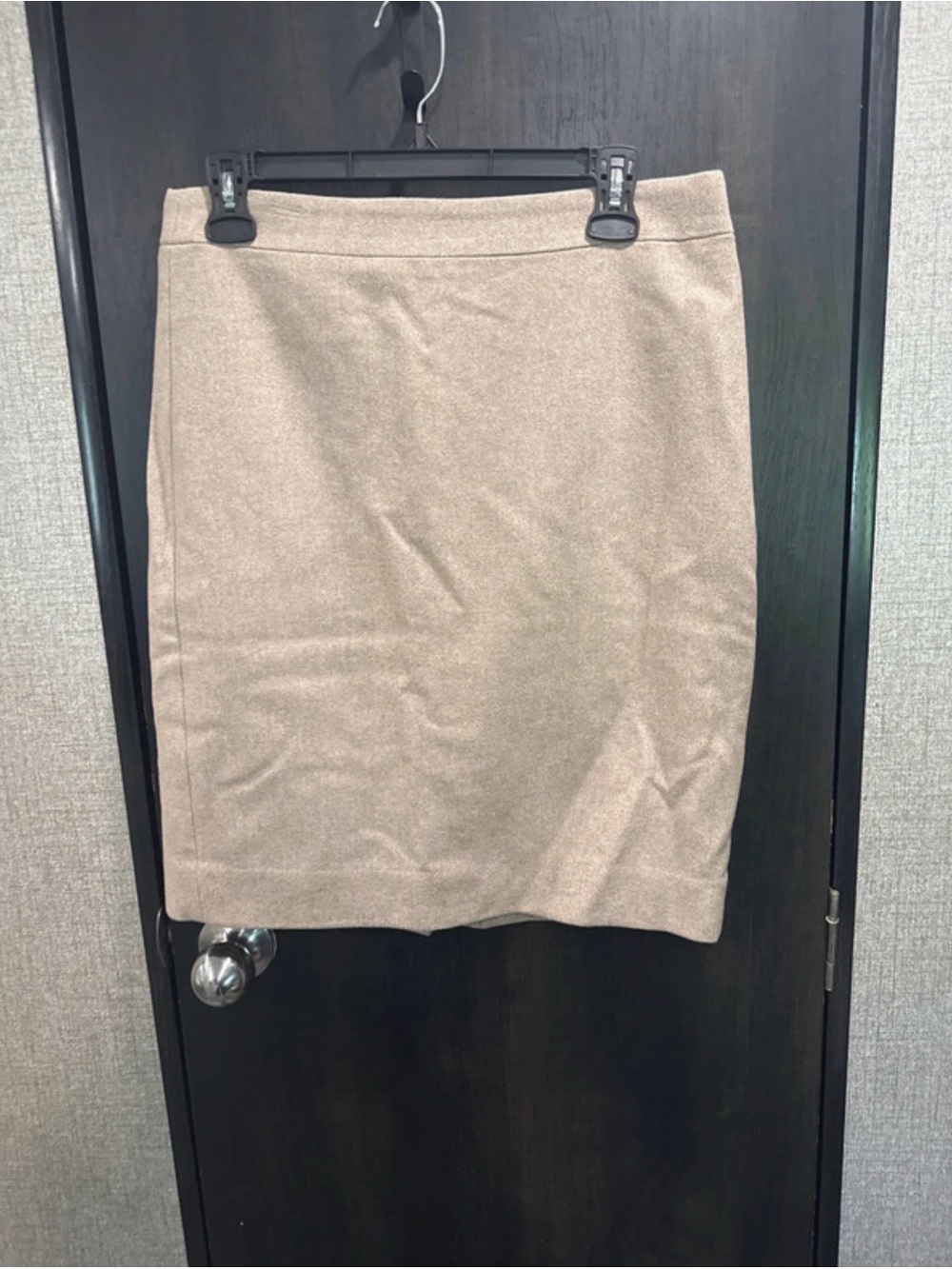 J. Crew Taupe Stretch Pencil Skirt
